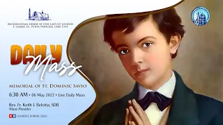 6:30 AM | LIVE DAILY MASS | FR. NIORET G. GERONIMO, SDB