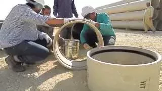 GRP Coupling installation