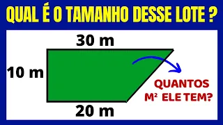 VOCÊ CONSEGUE CALCULAR O TAMANHO DESSE LOTE??