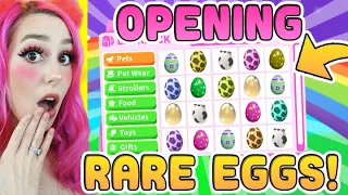 Can I Open EVERY EGG Ever In Adopt Me!? (RARE LEGENDARY PETS!)