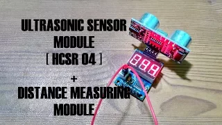 ICStation Ultrasonic Module HCSR04 + Distance Measuring Range finder Module Test