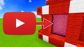 How To Make a Portal to the YouTube Dimension in Minecraft! (NO WAY)