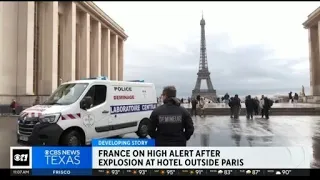 France on high alert after explosion at hotel outside Paris