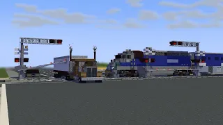 Oxnard Train Crash in Minecraft Animation