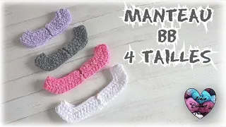 Manteaux Bébé Crochet 4 Tailles "Lidia Crochet Tricot"