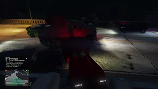 GTA Online  - Completely destroyed by an orbital strike + Slow motion