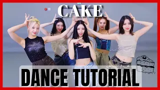 ITZY - 'CAKE' Dance Practice Mirrored Tutorial (SLOWED)