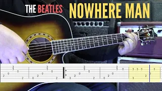 Nowhere Man ! Fingerstyle | The Beatles Guitar cover | Tutorial with TABS