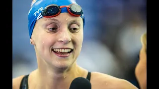 Katie Ledecky on Historic 800 Free: "It felt almost too good"