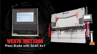 Smart WE67K-100T3200 CNC Press Brake Machine With S640 and 4 Axis