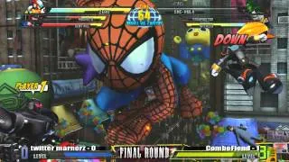 FRXIV mvc3 winners semi's ccc combofiend vs marn BIONIC ARRRRMMM!!!