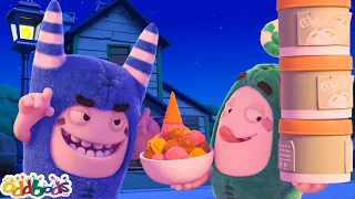 Somethings Amiss In Oddsville | Oddbods - Food Adventures | Cartoons for Kids