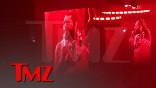 Post Malone Returns to Stage After Fall, Performs in Pain | TMZ