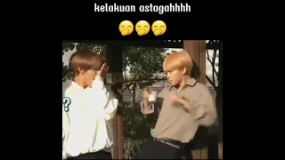 Kelakuan astaga Vmin 💜🐯🐥🤣