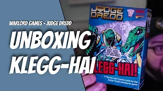 Warlord Games Unboxing - Klegg-Hai! - 2000 AD - Judge Dredd