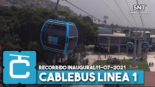 Cablebús Línea 1 CDMX. Indios Verdes - Cuautepec, recorrido COMPLETO inaugural.