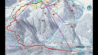 Gargellen Piste 1 Red  2c Blue Schnapfenwald-Vergalden (ski video)
