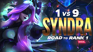 SHOWING YOU HOW TO TEAMFIGHT LIKE A RANK 1 SYNDRA - ROAD TO RANK 1