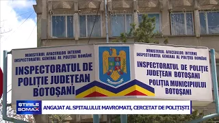 ANGAJAT AL SPITALULUI MAVROMATI CERCETAT DE POLIȚIȘTI