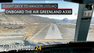 On the flight deck: flying Air Greenland's A330 to Kangerlussuaq