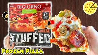 🍕DiGiorno Supreme Stuffed Cheese Crust - Frozen Pizza Review