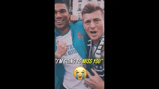Toni Kroos' LETTER to Casemiro WILL MAKE YOU CRY 😭 #shorts