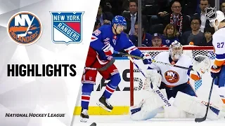 NHL Highlights | Islanders @ Rangers 1/13/20