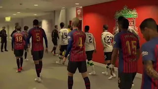 Pes 2019 Liverpool vs Barcelona Demo gameplay