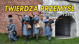 Twierdza Przemyśl motocyklem 125cc / Przemyśl Fortress on a 125cc motorcycle