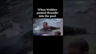 When Webber Pushed Brundle Into the Pool #Shorts