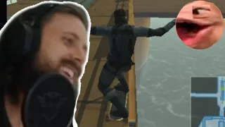 Forsen Reacts to Metal Gear Solid 2: Substance - Snake Skateboarding Gameplay