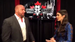 Triple H ll Facebook Live after NXT Takeover Toronto