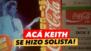 El día que KEITH RICHARDS llegó por PRIMERA VEZ a la ARGENTINA - 1992