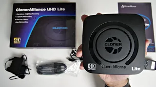 Cloner Alliance UHD Lite 4K Standalone Gaming Capture Card - Capture 4K 30fps