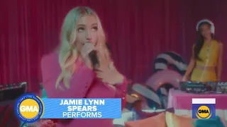 Jamie Lynn Spears Performing on Good Morning America