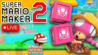 🔴 Super Mario Maker 2 LIVE! (Send your levels!)