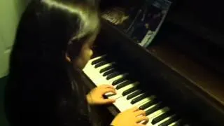 Brooke plays piano