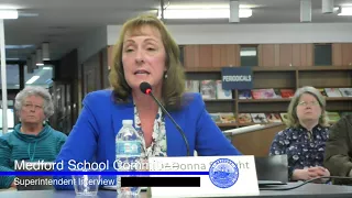 Medford School Committee - Superintendent Interviews - Night 1 - 04/02/18