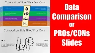 Pros and Cons Powerpoint Slide Design | Animated Tutorial  | FREE Download presentation