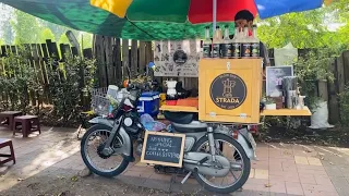 Mobile Coffee Bar ☕ // စူပါကပ်ဆိုင်ကယ်လေးပေါ်က "ချစ်စရာကော်ဖီဆိုင်လေး"