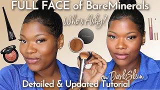 How To Apply Bare Minerals Powder Foundation - Full Face BareMinerals Makeup Tutorial for Dark Skin