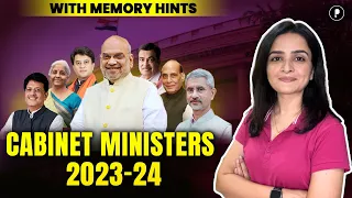 Updated List of New Cabinet Ministers 2023-24 with Memory Tricks | कैबिनेट मंत्री 2023-24