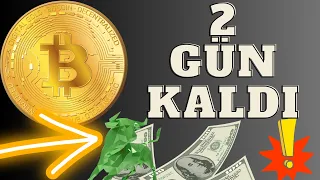 2 GÜN İÇİNDE BİTCOİN BUNU YAPACAK ÇÜNKÜ... Bitcoin analiz