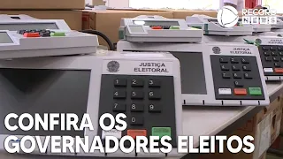 Confira os governadores eleitos em cada Estado