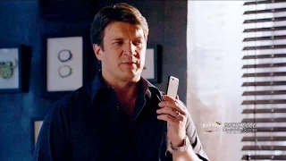 Castle 8x08  Hacking #1 Beckett vs Rick & The Phone Talk “Mr. & Mrs. Castle”