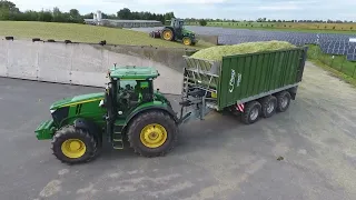 SKLIZEŇ  KUKUŘICE - SILÁŽE  / HARVEST OF CORN - FENDT KATANA 85 JOHN DEERE TATRA 815 TATRA PHOENIX