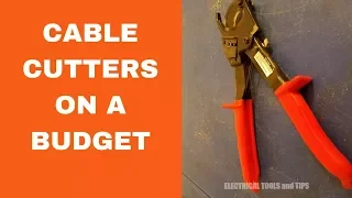 Ratchet cable cutters on a budget- KwikTool USA KTRC11 Ratcheting Cable Cutter