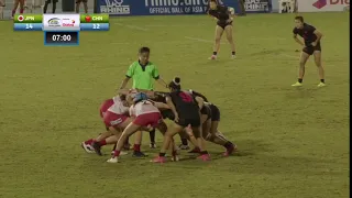 Japan vs China Final Women Asia Rugby Sevens Series 2021