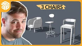 3D Modeling Furniture | SketchUp Livestream