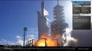 Falcon Heavy: запуск и посадка